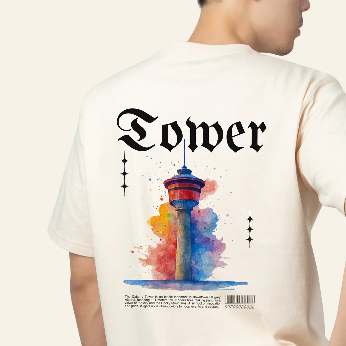 Calgary Tower Tee product mockup