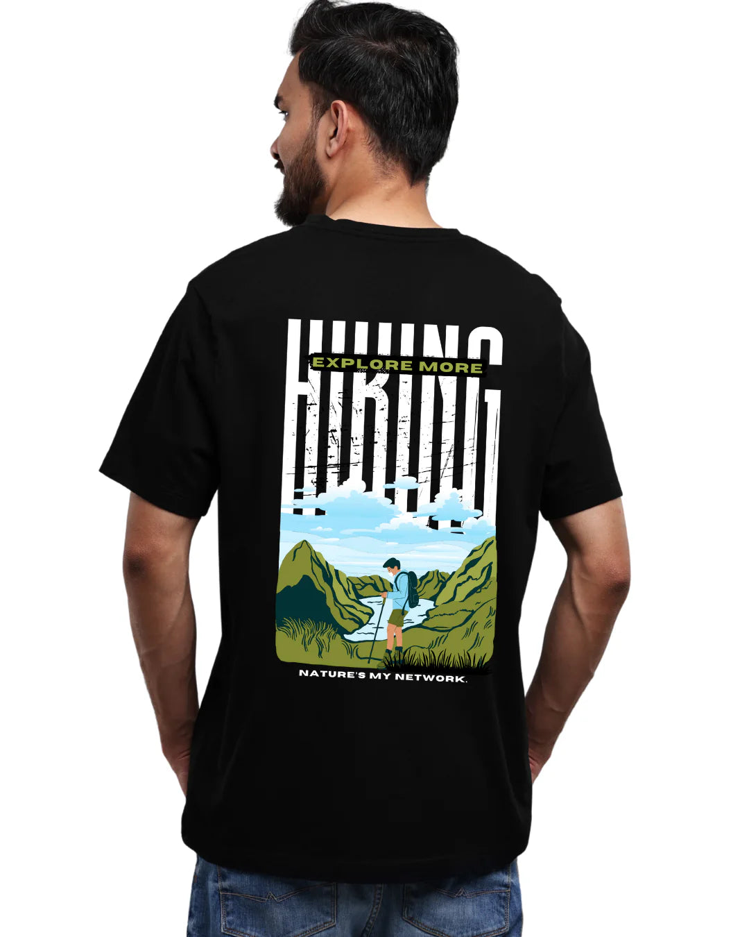 Explore Hiking Tee product mockup