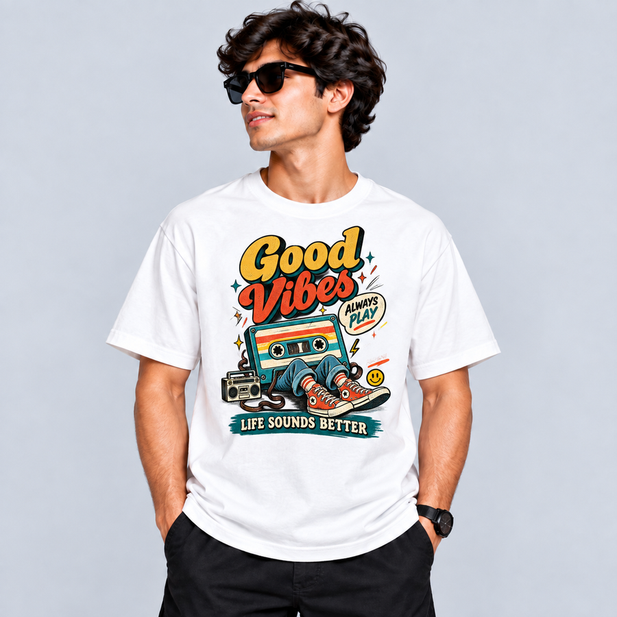 Good Vibes Life Sounds Better T-Shirt