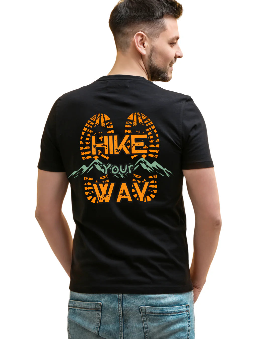 Hike Your Way Tee product mockup