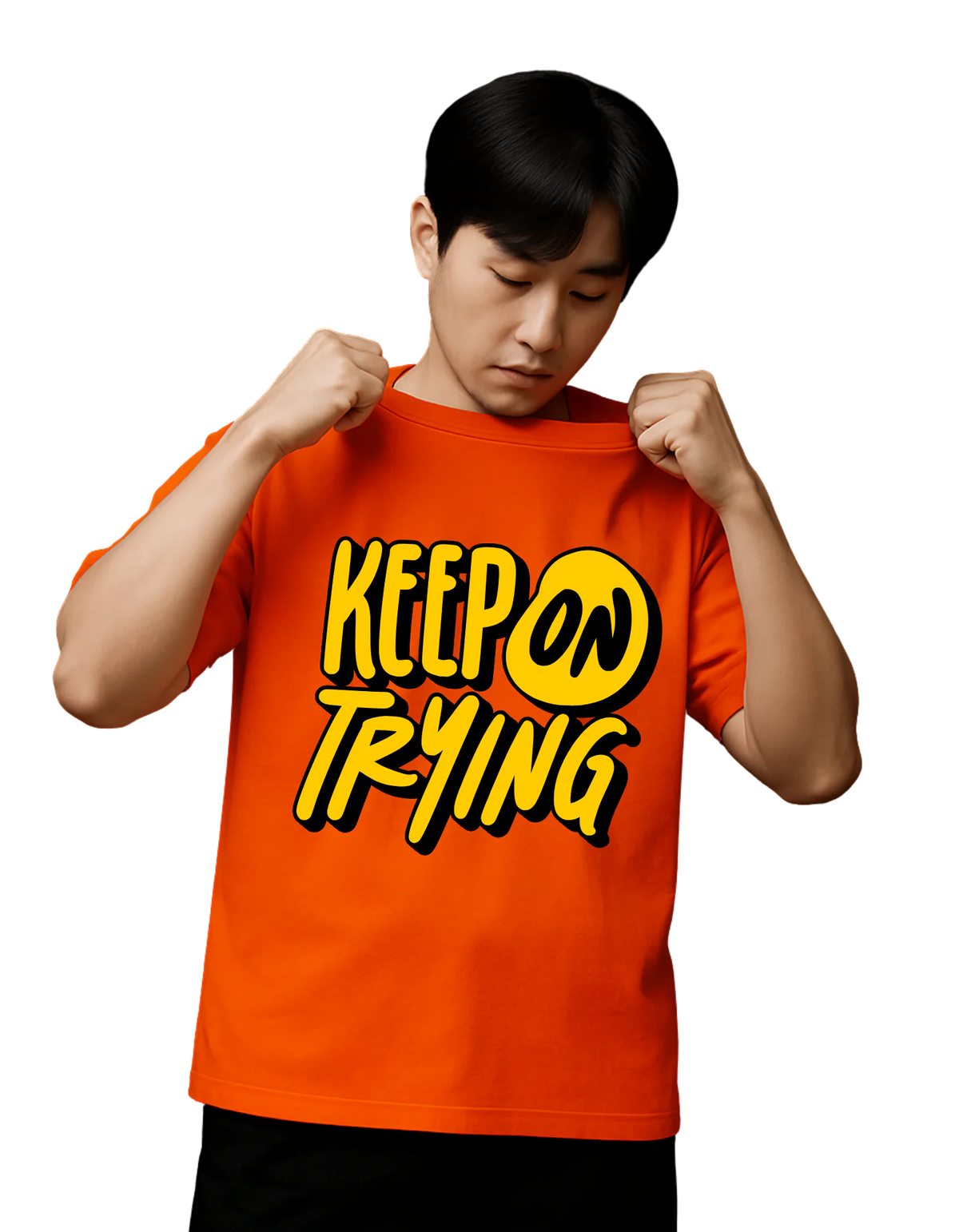 Keep on Trying Tee product mockup