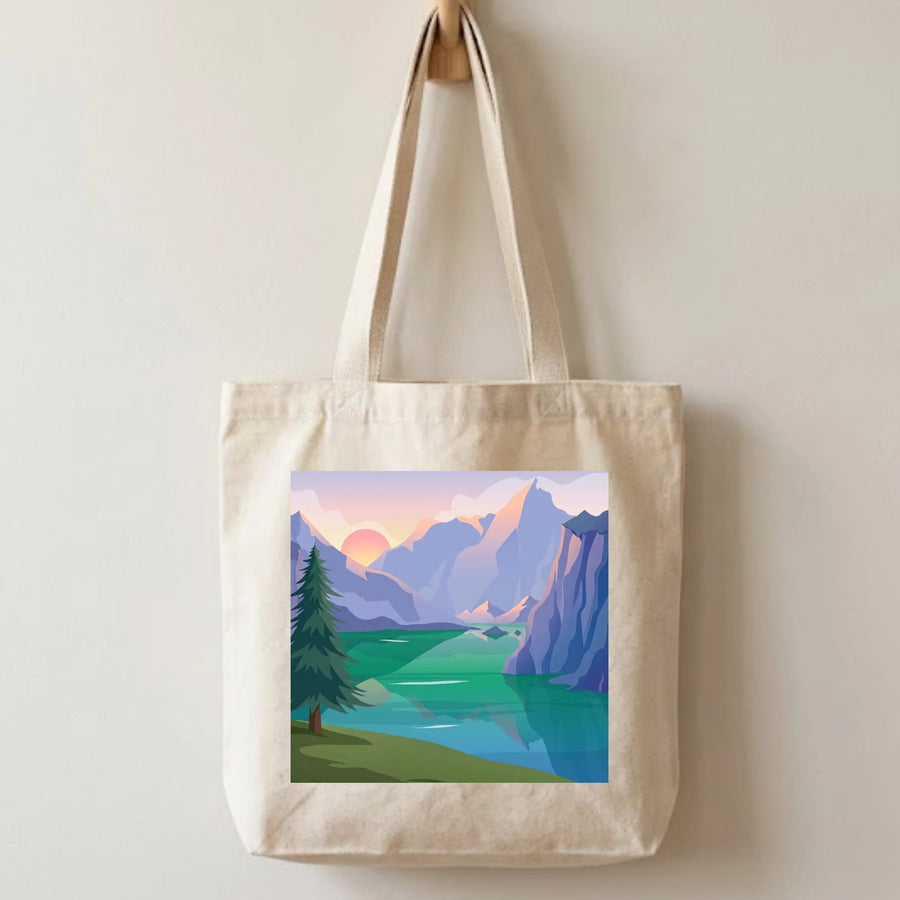 Moraine Lake Scenic Tote Bag