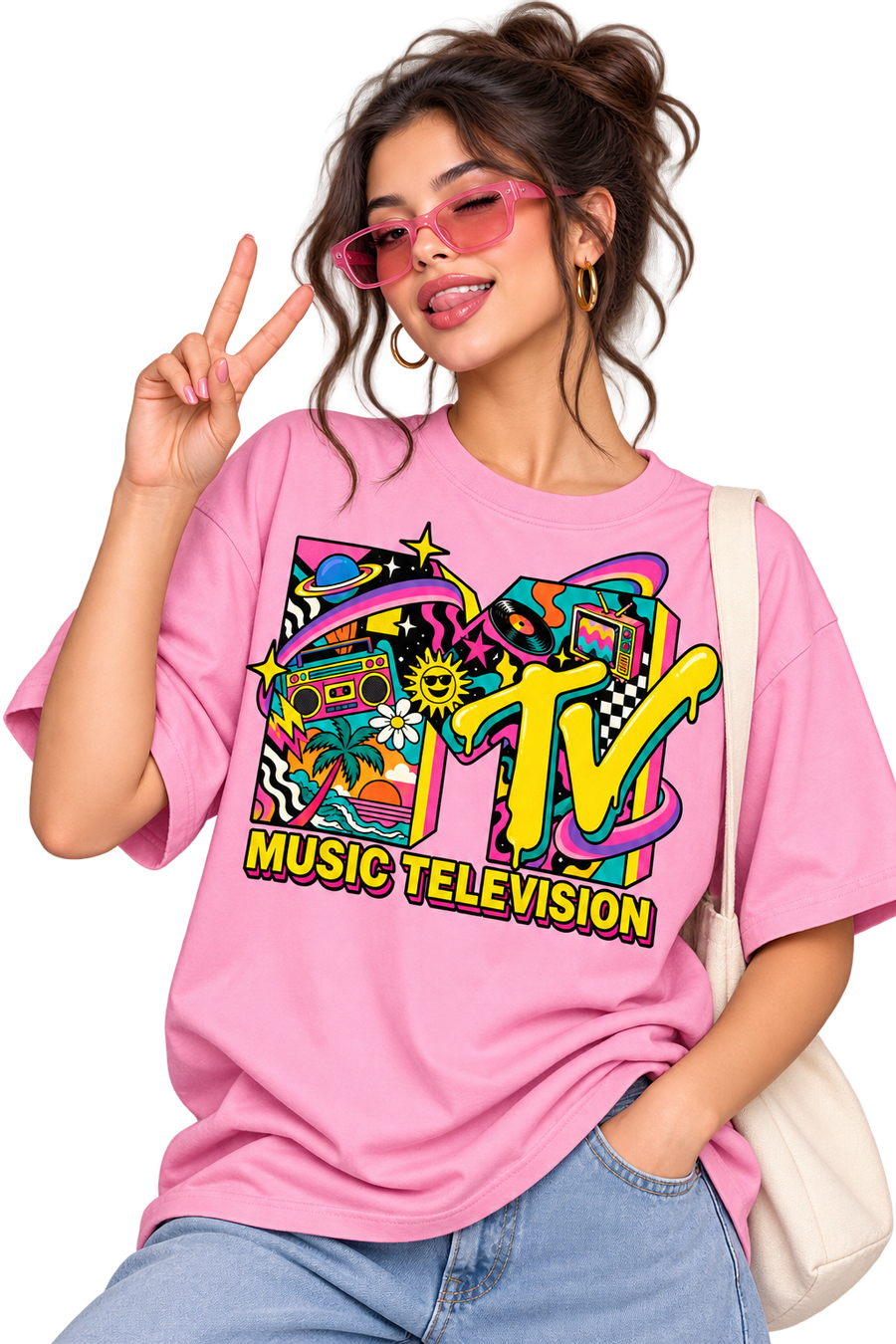 Music Television Retro Graphic T-Shirt