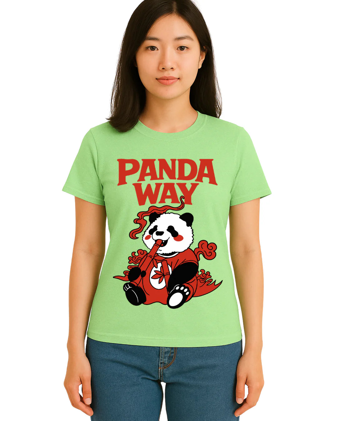 Panda Way Tee product mockup