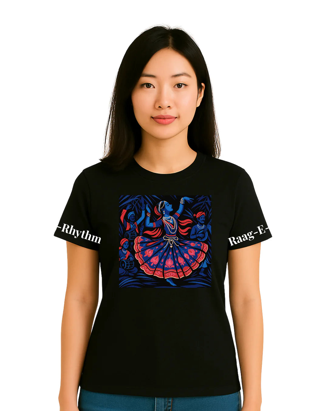 Raag-E-Rhythm Dance Tee product mockup