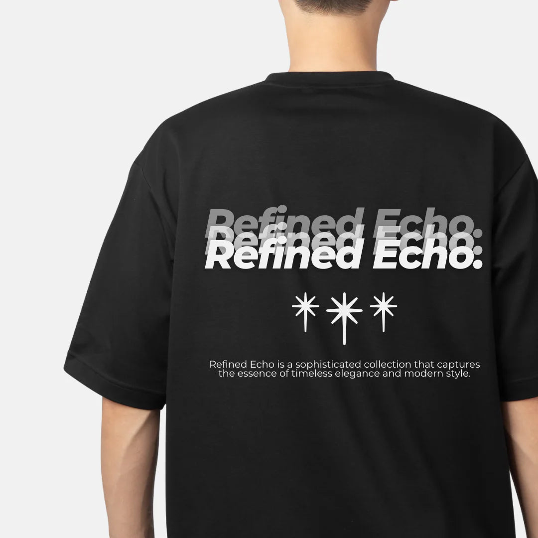 Refined Echo Tee product mockup