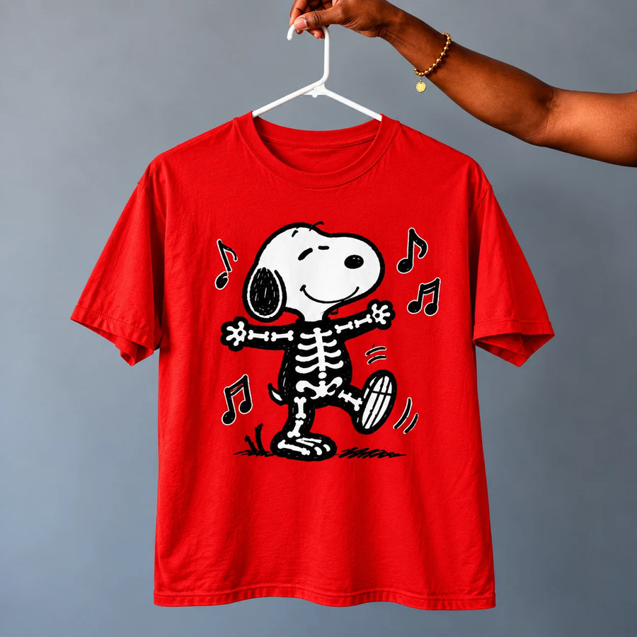 Skeleton Dance Beagle T-Shirt