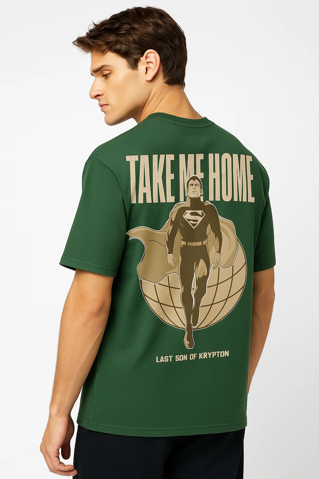 Take Me Home Superman Tee product mockup