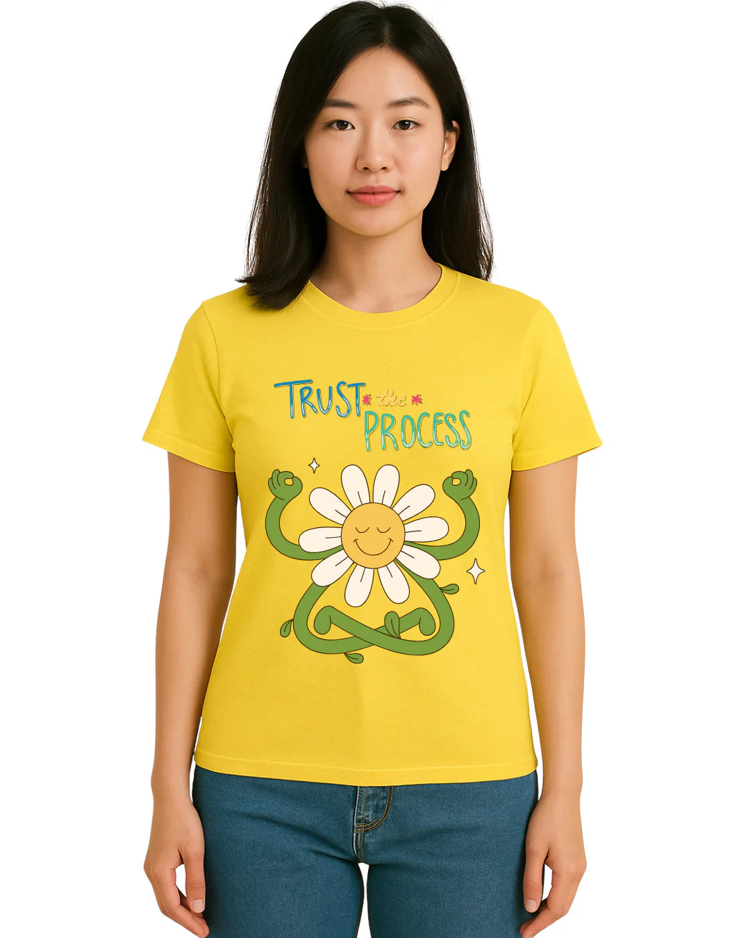 Trust the Process Tee product mockup