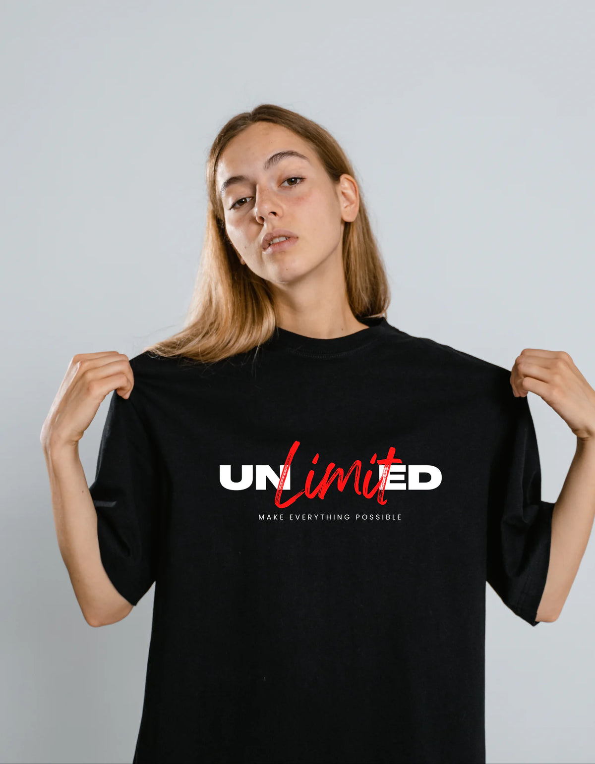 Unlimited Tee product mockup