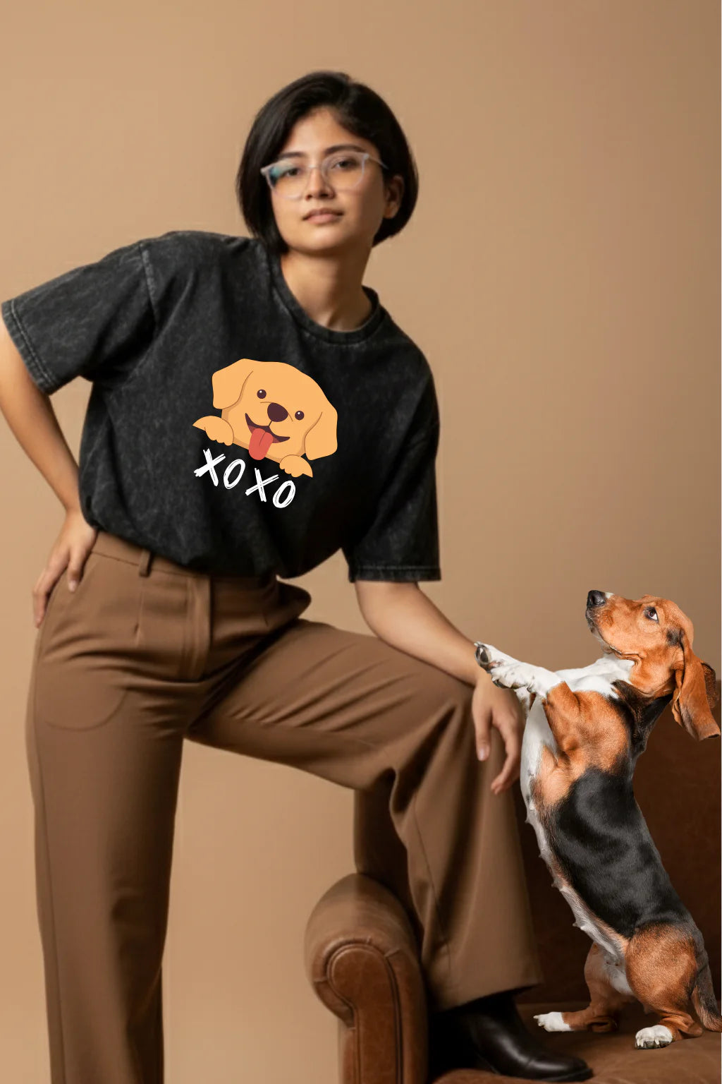 XOXO Pet Tee product mockup