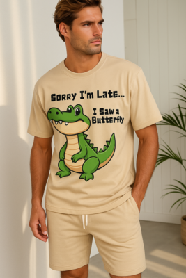 Butterfly Distracted Dino Tee