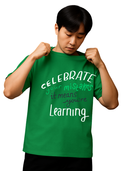 Learning Tee - Motivational Quote T-Shirt