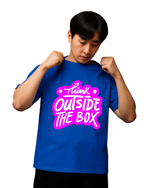 Think Outside Tee - Motivational Quote T-Shirt