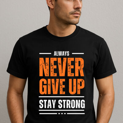 NEVER GIVE UP - UNISEX Thumbnail
