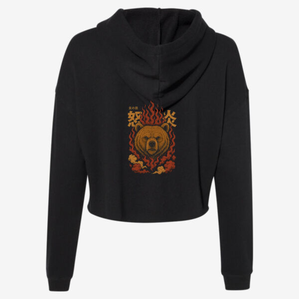 Bear Hoodie "women"  - Women’s Lightweight Crop Hooded Sweatshirt Thumbnail